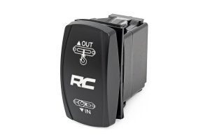 Winch - Rough Country - 4500-LB with Remote, Synthetic Rope